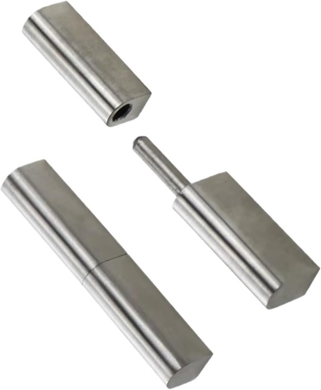 1pc Stainless Steel Detachable and Pluggable Hinge Electrical Equipment with 180 ° High and Low Step Rotating Hinge(B Style)