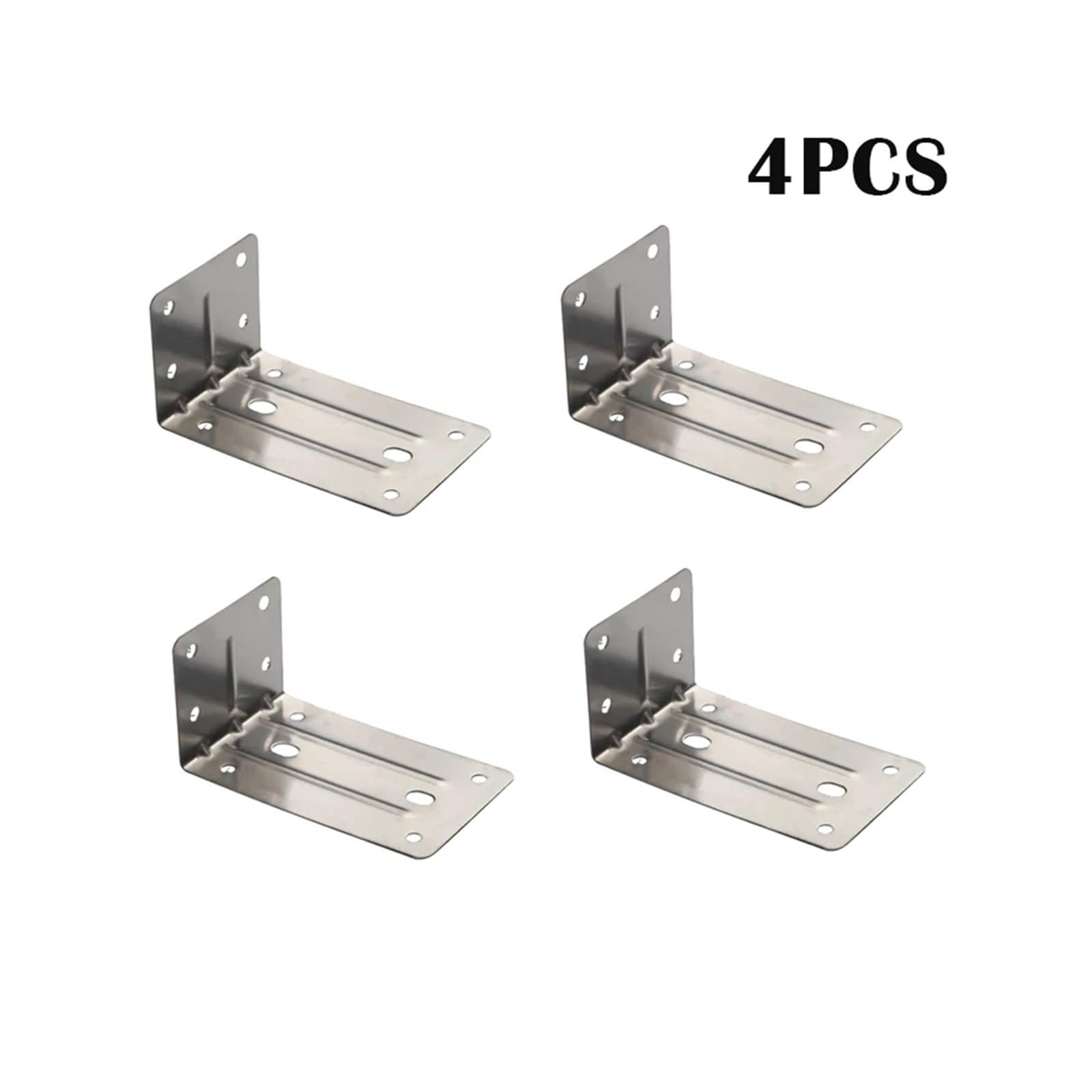 Kątowniki w kształcie litery L, Łącznik kątowy ze stali nierdzewnej w kształcie litery LNarzędzie do narożników meblowych(A4 8pcs)
