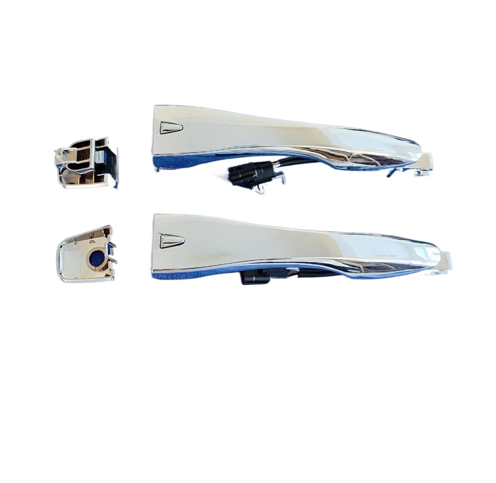 Pacsci Lh And Rh 2Pcs Car Outer Door Handle For Nissan For Altima For Teana For Pathfinder 2013-2018 With Buttons And Sensing Cables Chrome Exterior Door Handle(Lh And Rh 2Pcs)