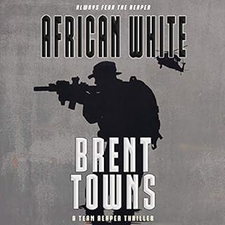 African White Audiolibro Por Brent Towns arte de portada