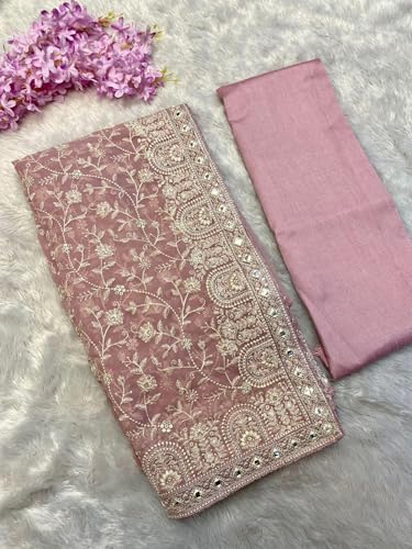 Artyfly thread embroidery silk saree – image 7