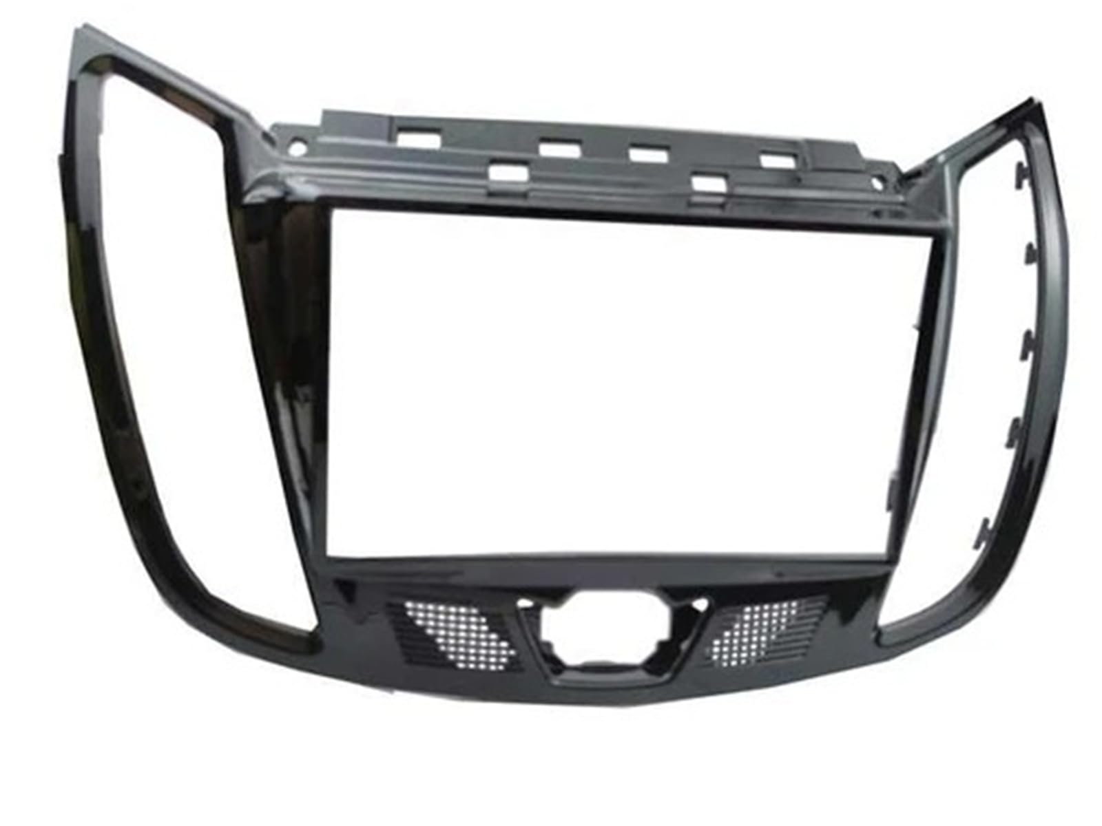 Fascia Marco Radio Coche Doble Marco Radio 2 DIN Estéreo GPS Reproductor DVD Panel Envolvente Audio Fascia para Ford para C-MAX 2010+ para Kuga 2013+ para Escape 2012+