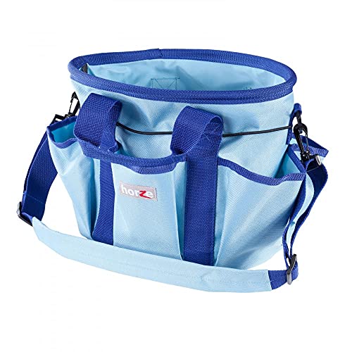 HORZE Grooming Tote for Horses & Dogs 6 Pockets Adjustable Strap