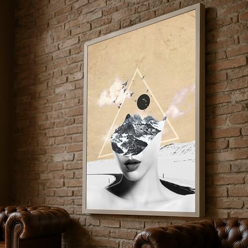 Portrait de nature surréaliste en toile : une invitation à l'évasion pour votre décoration