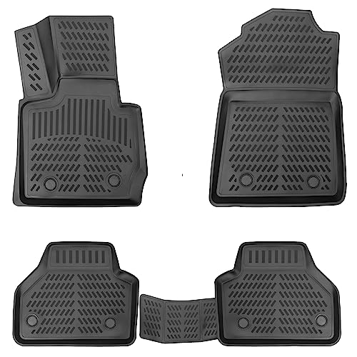 Tappetini Gomma Per BMW X1 E84 2009-2015 - Design A Vaschetta, Antiscivolo - Foto 3