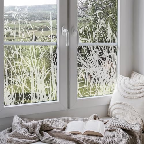 Película decorativa para ventana de vidrio grabado botanica moderna miniatura 1