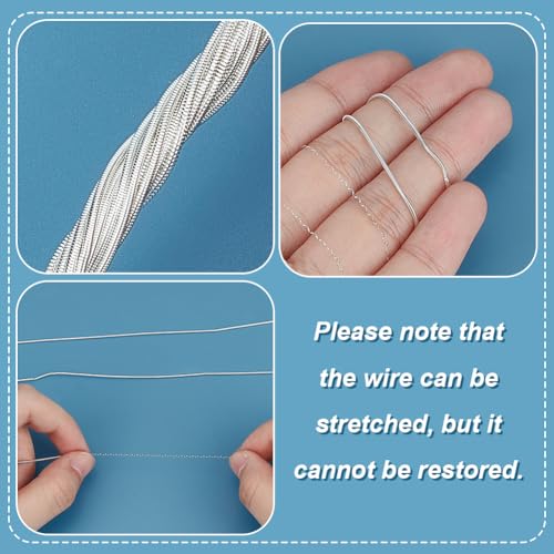 BENECREAT 40 Gram French Metal Wire, 1mm/18 Guage Embroidery Material Wire - Image 4