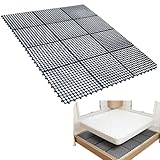 Sottostrato per materasso ventilato in plastica, 210,8 x 149,9 cm, traspirante, per camper, barca, camper, ventilazione flusso d