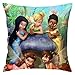 Tinker Bell and the Pirate Fairy TinkerBell Funda de almohada Funda de almohada Funda de almohada Funda de cojín decorativa Funda de cojín Protector para dormitorio/sala de estar/sala/sofá 18x18 pulga