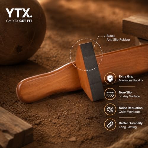 Image of YTX Mahogany Wood Shena Pushup Board for Man | Home Workout Equipment |75cm