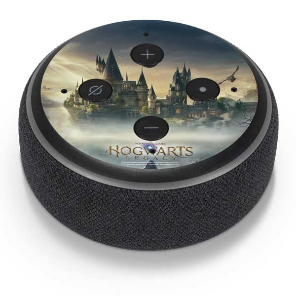 Skinit Decal Audio Skin Compatible with Amazon Echo Dot 3 - Officially Licensed Wizarding World Hogwarts Legacy Main Poster Design