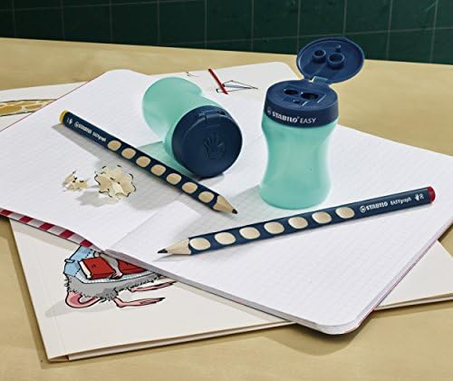 Temperówka - STABILO EASYsharpener dla leworęcznych kolor petrol