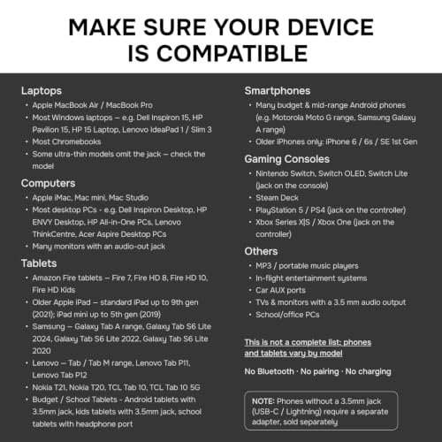 Image of ARTIX CL750 Adults & Kids Headphones with Cord, Microphone & Volume Control - Wired Headphones with Mic, Plug In Teens Corded Head phones Wire for Laptop, Computer, Chromebook, iPad & Tablet 3.5mm Aux