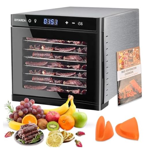 Efficient 8-Tray Food Dehydrator Machine