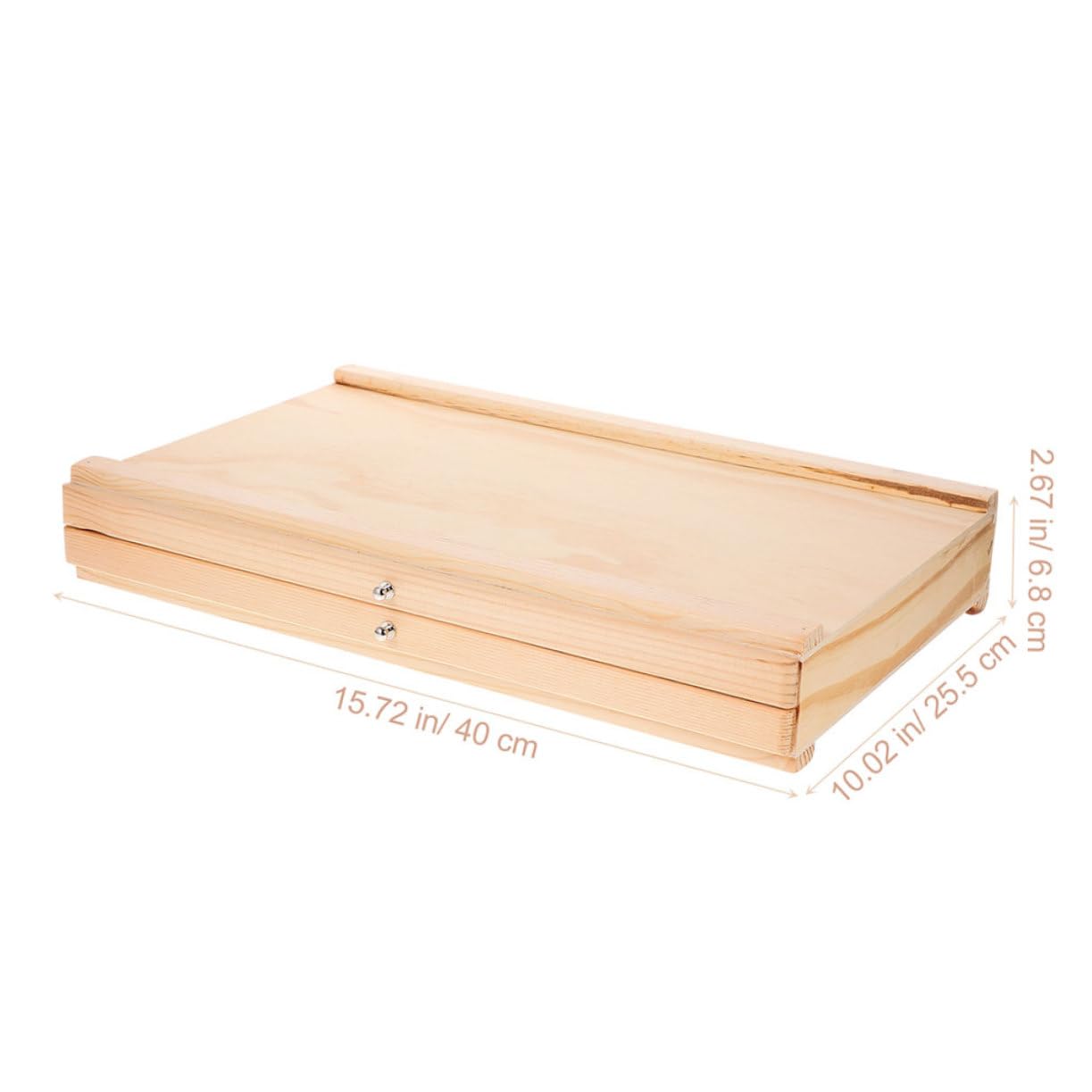 Tofficu Boîte de Rangement pour Matériel Art Pratiques Bois Organisateur pour Artistes et Étudiants