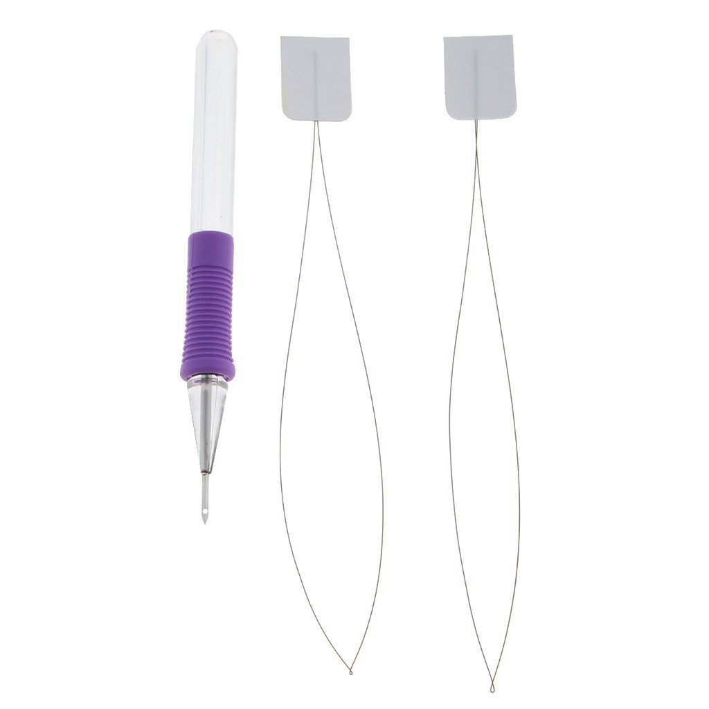 Embroidery Stitching Punching Punch Needle with 2pcs Threader for Craft