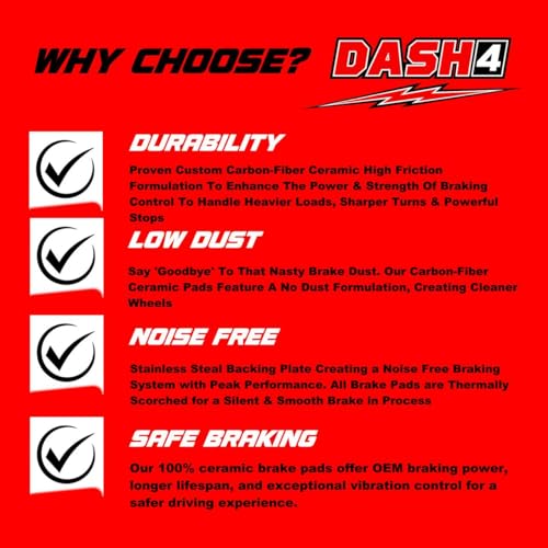 Image of Dash 4 MD674 EDGE Premium Semi-Metallic Brake Pad