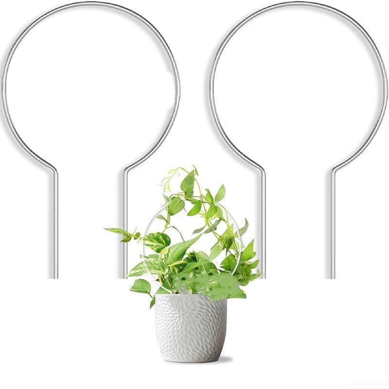 Set mit 2 Acrylrahmen für Kletterpflanzen, Unterstützung für Reben und Kletterpflanzen, verbessert die visuelle Attraktivität von Pflanzenarrangements und Arrangements