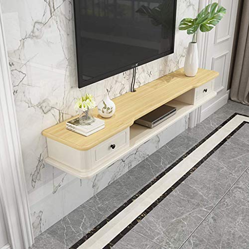 Schwimmdock Regal Wand- TV-Regal-Wand schwimmendes Regal TV Schrank Regal Rack Cabinet Media Entertainment Console Gaming Console Multipurpose