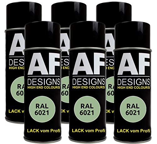 6 X RAL vernice spray auto vernice colorata RAL
