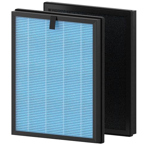 Image of AP2000WF Filter Replacement Compatible with KNKA AP2000WF Air Puri-Fier, 3 Stages of Filtration with Carbon Filter, Smoke Removal Version (2 Pack)