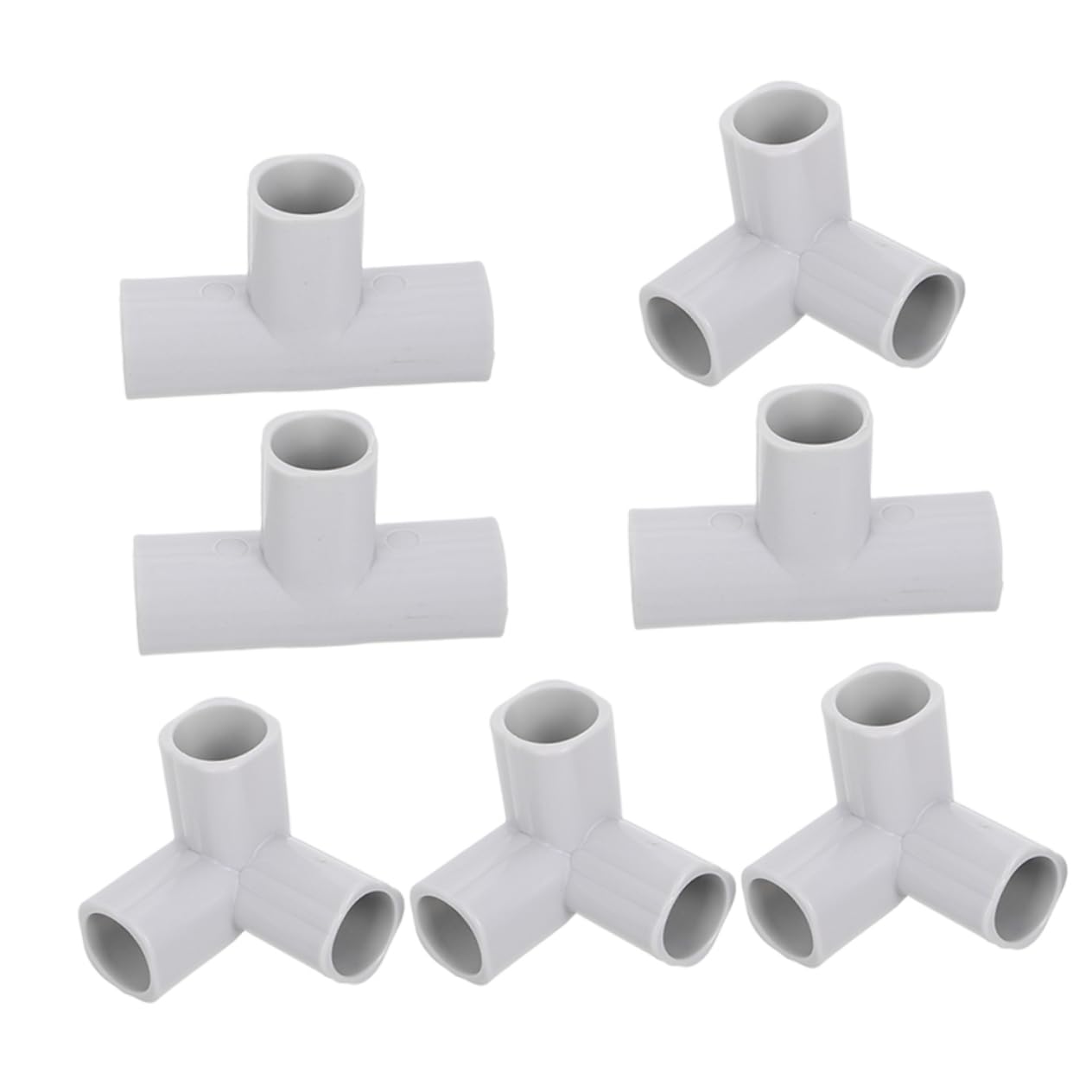 MAGICLULU 8pcs Shaped Replacement Joints for Playpens Plastic Safety Gate Connectors Flexible Configuration for Indoor Playpen and Stair Doorway Barriers