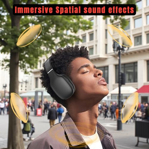 Image of iFAST Foldable Wireless Stereo Headphone | 40 Hours Music & Calls| Dual Mode (Wired & Wireless) Gaming Headset with Adjustable Headband [ Gun Grey ].