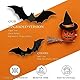 Redreo Halloween Dekoration 3D Fledermaus Wandaufkleber 28 Stück in 4 Verschiedenen Größen, Abnehmbares Fledermaus DIY Halloween Partyzubehör für den Innen- und Außenbereich