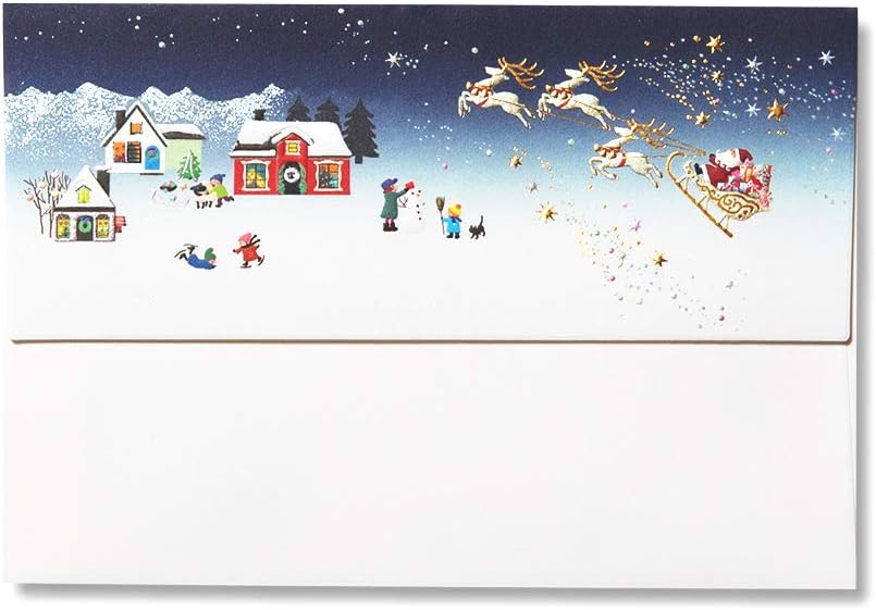 Amazon G C Press 封筒 ハートフル クリスマス 挨拶状封筒 文房具 オフィス用品