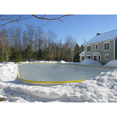 NiceRink - Heavy Duty Ice Rink Liner - Triple Layer Backyard Rink Protection Durable Long Lasting Premium Cold Crack Resistant - Home Hockey and Skating Rink Liners - Made in USA and Canada 40 X 70