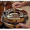 Broadman Church Supplies RemembranceWare Communion Tray Cover, Brass