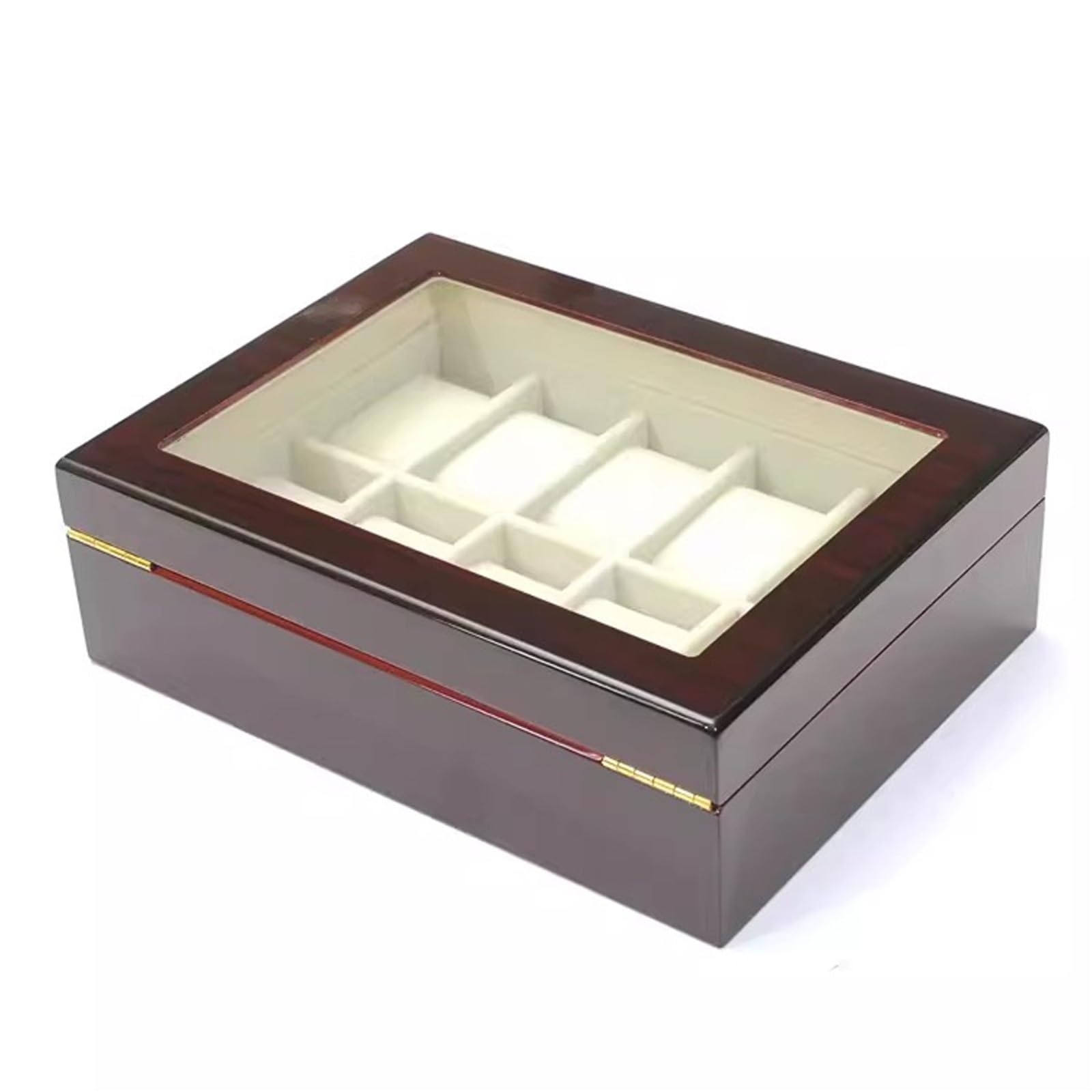 JEKKAH Caja de embalaje for reloj, caja de madera for guardar joyas, exhibir relojes mecánicos(10 Slots)