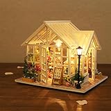DIY ドールハウス ソフサ花屋/Sosa Florist Romantic 手作りキット ミニチュアコレクション 初心者 アクリルケース付き (M-009)