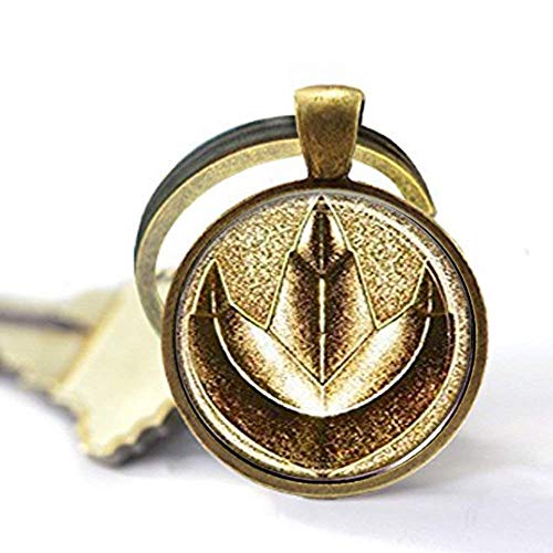 Handmade Mighty Green Ranger Keychain