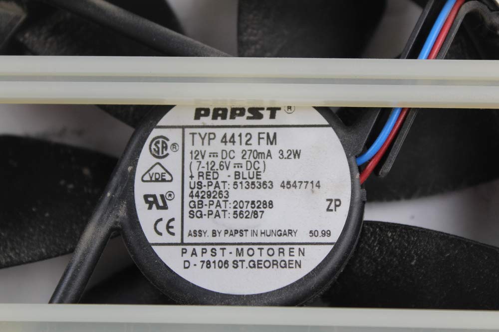 Amazon.com: PAPST-MOTOREN TYP 4412FM 2075288 DC Fan 12V 270mA 3.2W 