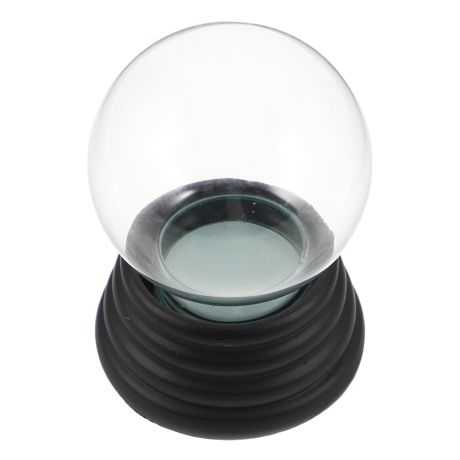 Bola de nieve vacía de 55 mm con base de resina transparente Ipetboom para manualidades