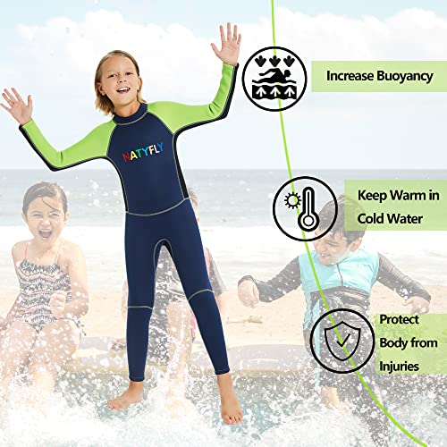 Costume Termico Bambini Unisex - Muta Shorty Manica Corta Con Cerniera, UPF 50+ - Foto 2