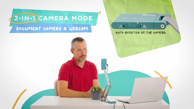 Amazon.com: IRIScan Visualizer 7 Grey 4K 13MP USB Document Camera