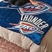 Northwest NBA Oklahoma City Thunder Unisex-Adult Raschel Throw Blanket, 50
