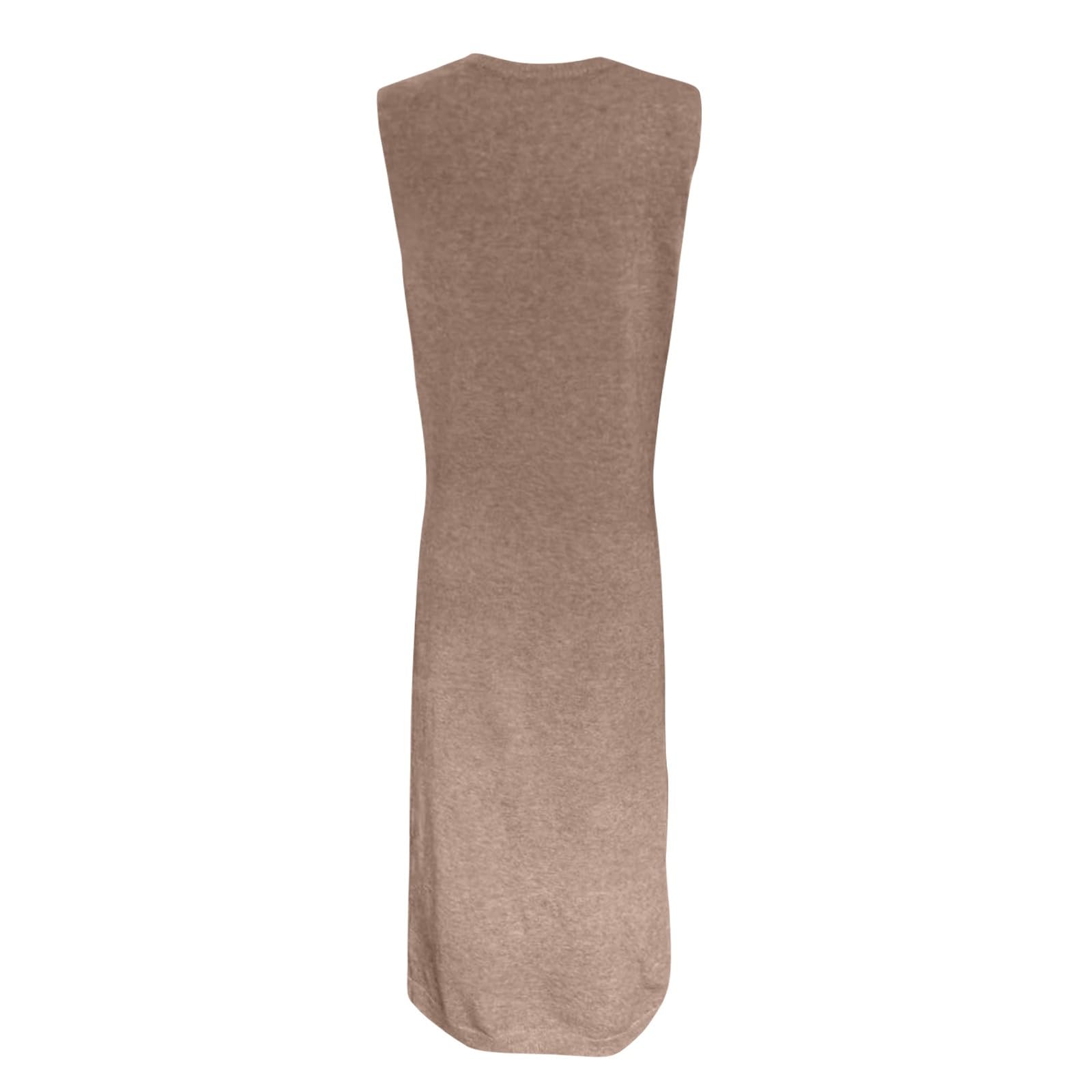Damen Pulloverkleid Lang Strickanzug Winter Warm Elegant 2 Teiler Rollkragen Knit Freizeitanzug