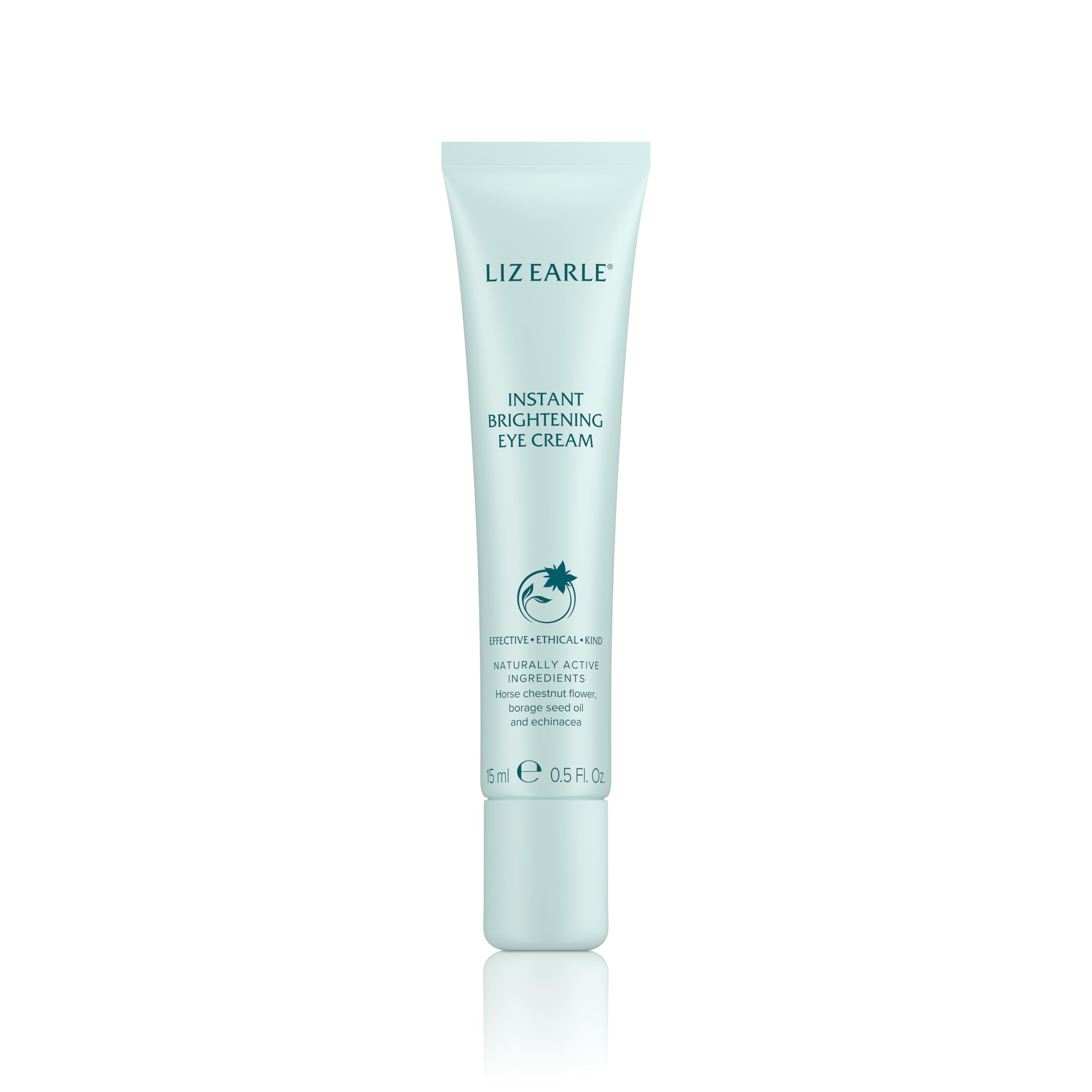 Liz Earle Instant Brightening Eye Cream with Horse Chestnut Flower, Borage Seed Oil and Echinacea for All Skin Types, 15ml