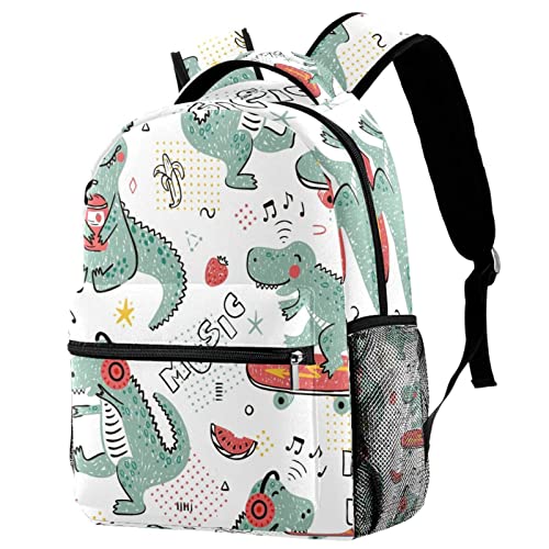 Sac à dos dinosaure pour planche à roulettes léger de randonnée et voyage