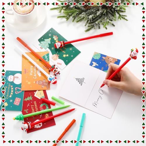 Fainne 200 bolígrafos de tinta gel Navidad miniatura 5