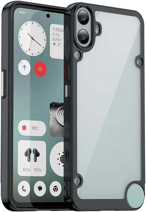 DAMTTE Trendy Compatible Designer for Nothing CMF Phone 1 5G Crystal Clear TPU+Acrylic Anti-Scratch Protective Back Case (B0DB68TZ55) Amazon Price History, Amazon Price Tracker