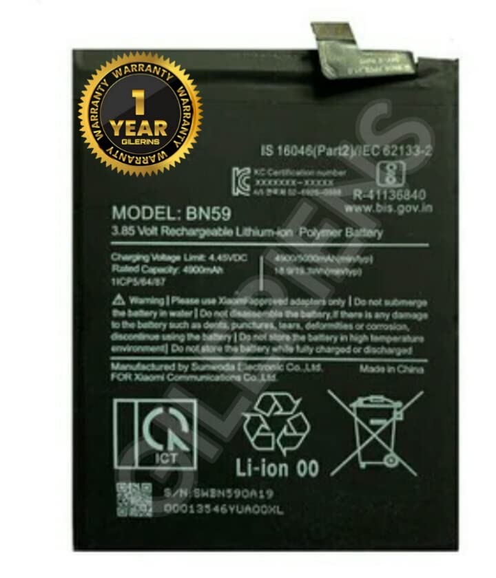 Image of Original BN59 Battery for Redmi Note 10S /Note 10 M2103K19G, M2101K7BG Battery with 1 Year Warranty**(B33)