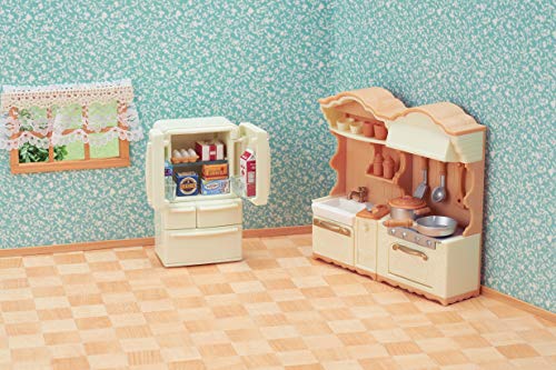 Sylvanian Families 5341 Landhaus Küche mit Kühlschrank - Puppenhaus Einrichtung Möbel – Bild 5