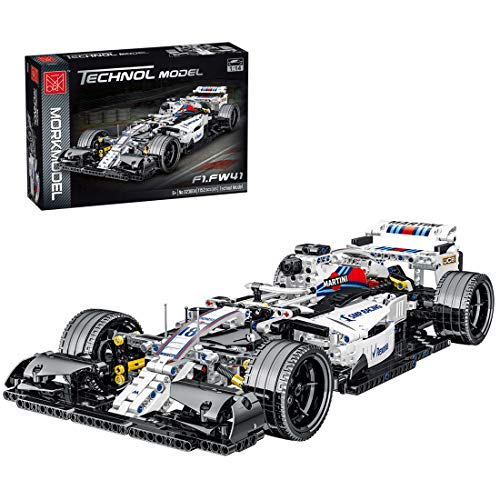 Dellia Technik Bausteine Formel F1 Racing Auto, 1100 Teile 1:14 Rennwagen Sportwagen Bausteine Modell Bauset…