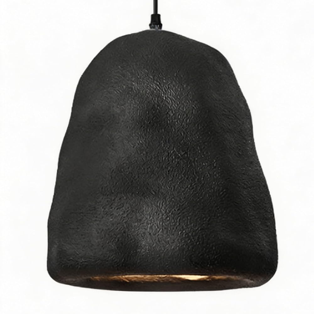 ESIYUVO 17.3in Chandelier Nordic Minimalist Pendant Light High-Density Polystyrene Hill Shape Hanging Lamp Modern Lighting Fixture with Adjustable Cord E27 for Dining Room Kitchen Island Bedroom