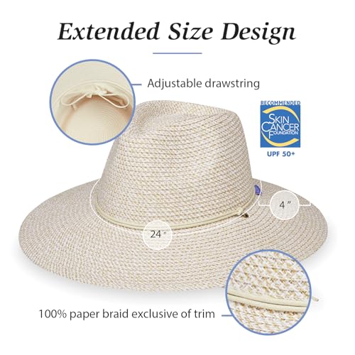 Sombrero Fedora Sanibel para mujer, talla XS beige miniatura 4