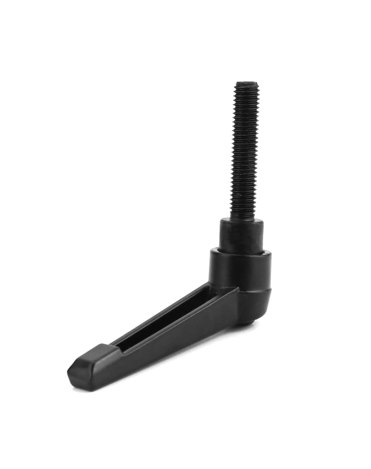 QWORK® 4 Stück M8 Klemmhebel Griff Legierung Außengewinde Verstellbarer Maschinengriffe, Fadenlänge 40mm Grifflänge 63mm